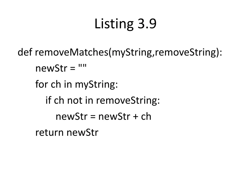 listing 3 9