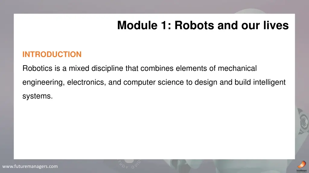 module 1 robots and our lives