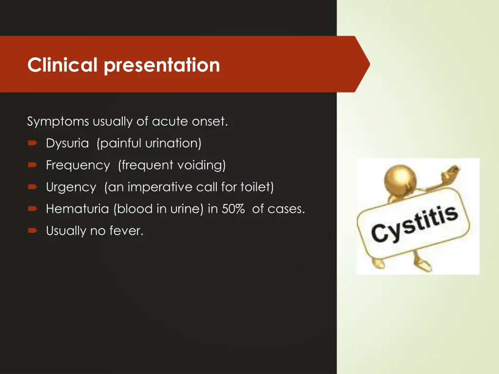 clinical presentation