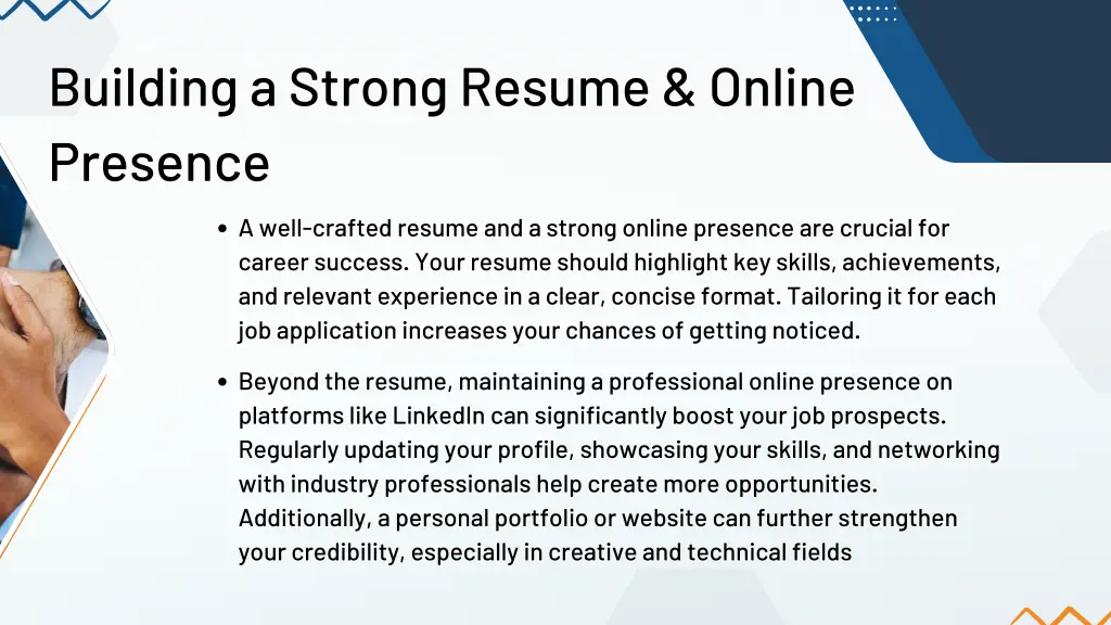 building a strong resume online presence