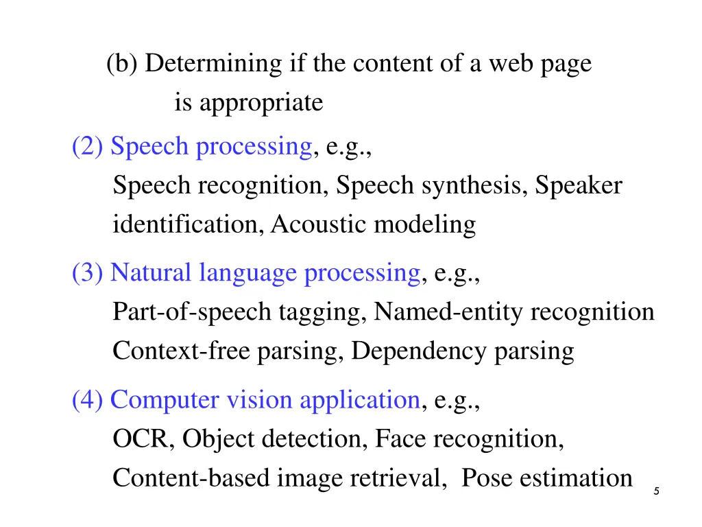 b determining if the content of a web page