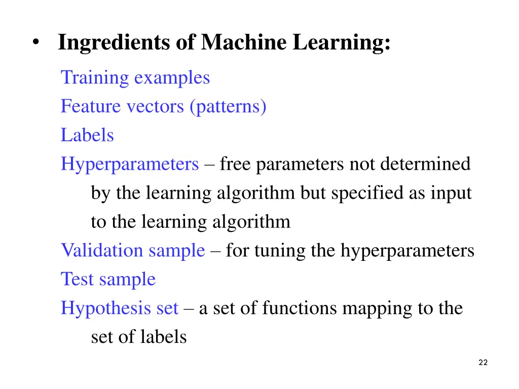 ingredients of machine learning 1