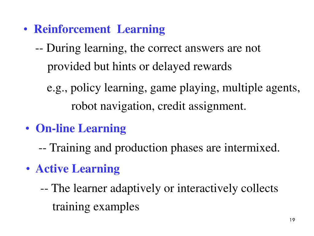 reinforcement learning