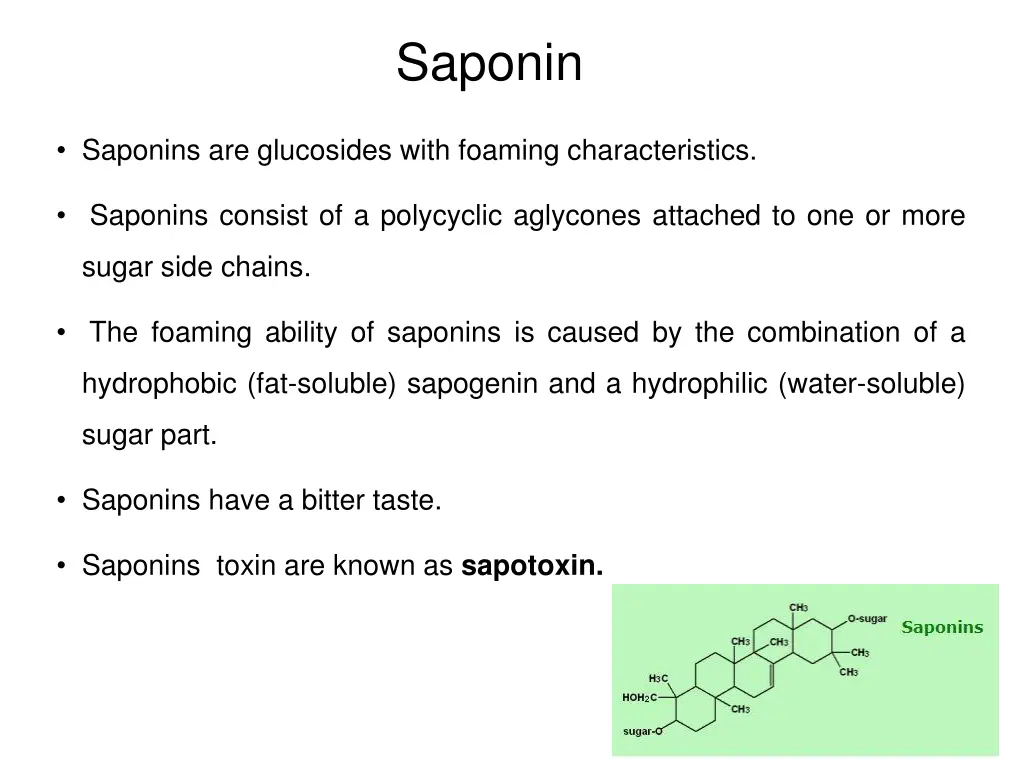 saponin