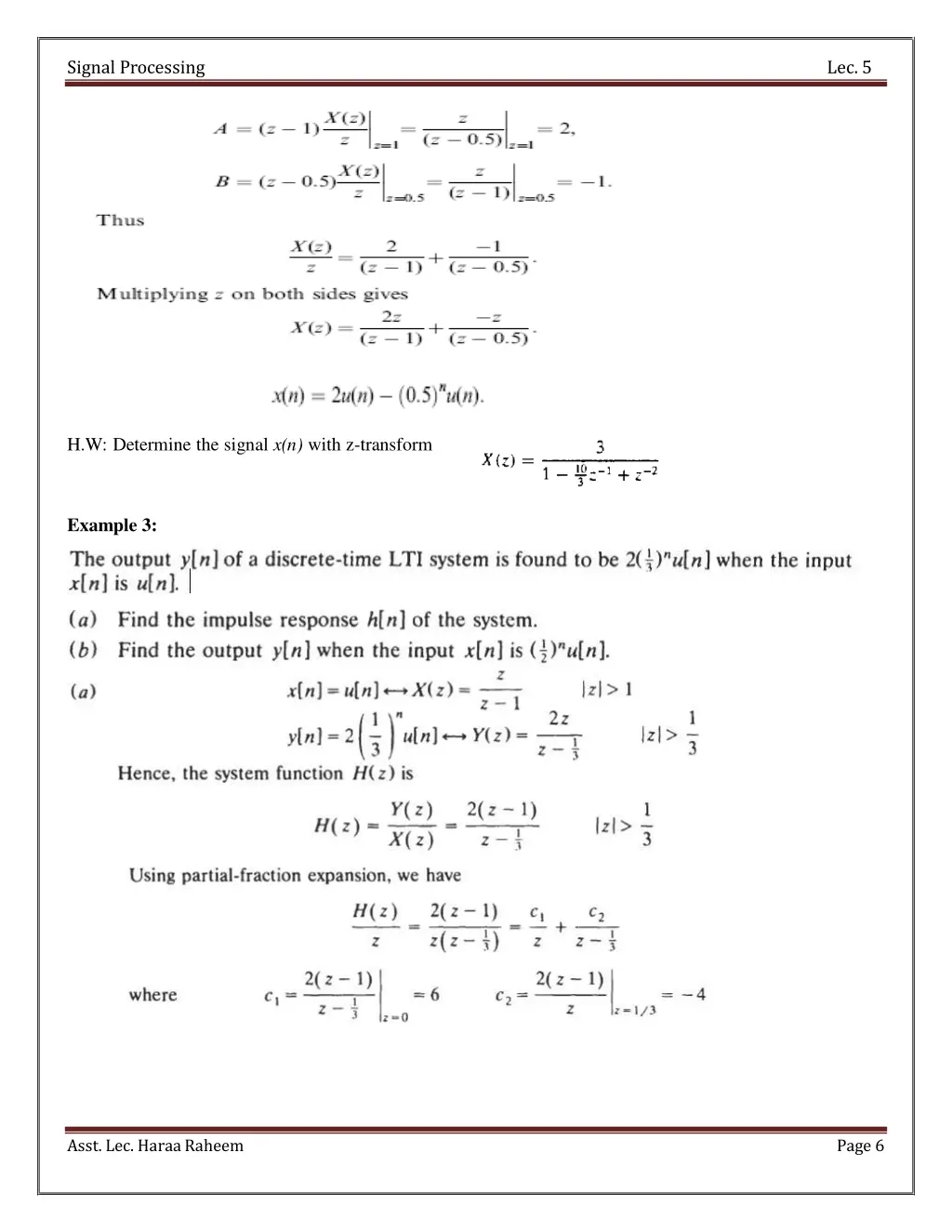 signal processing 5