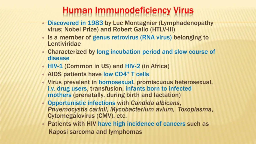human immunodeficiency virus