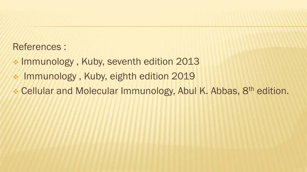 references immunology kuby seventh edition 2013