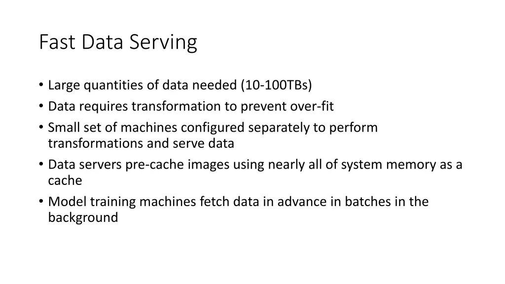 fast data serving
