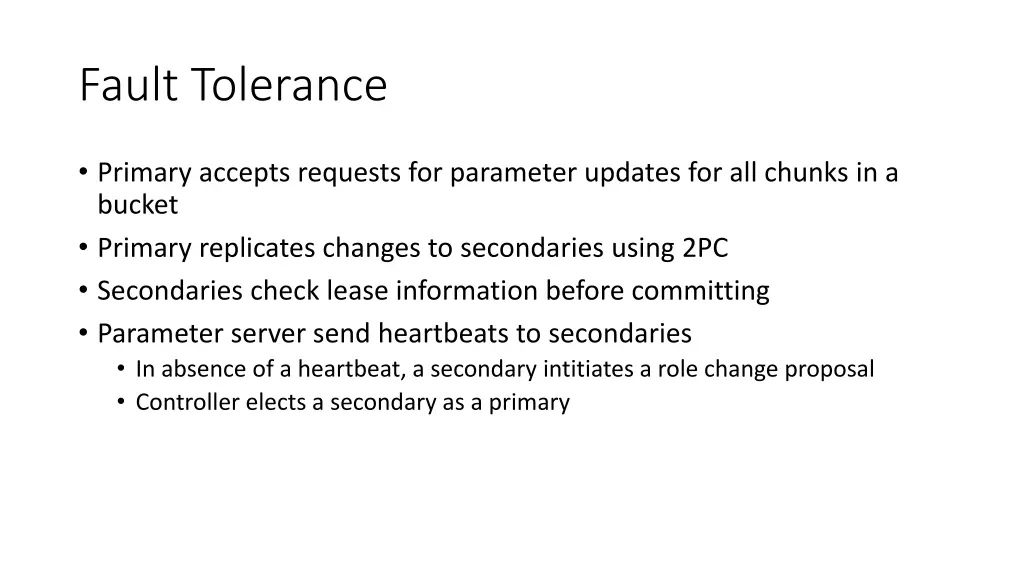 fault tolerance 1