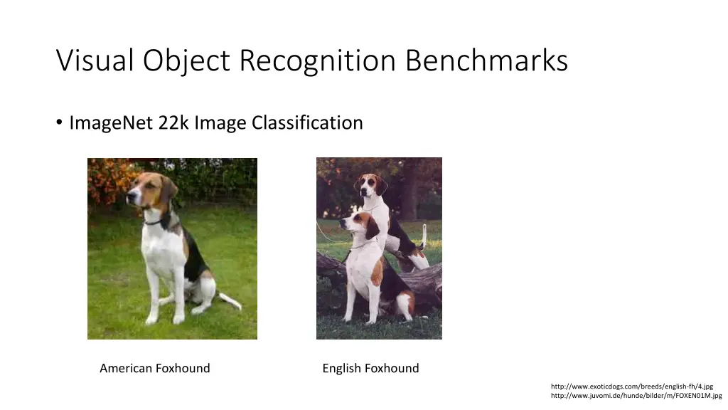 visual object recognition benchmarks 1