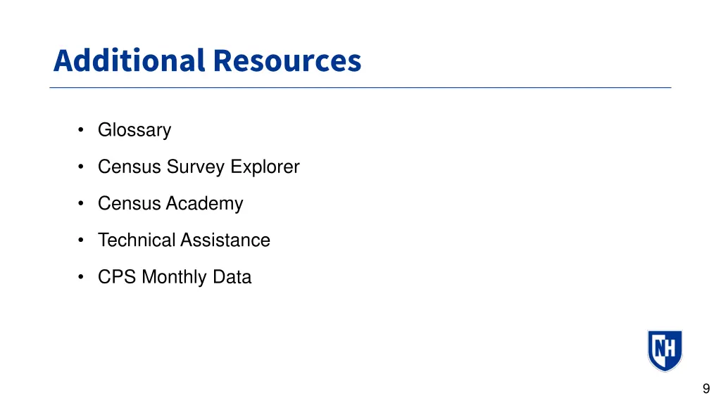 additional resources