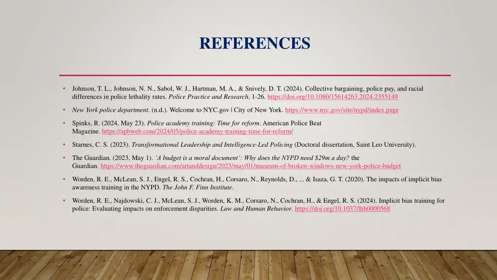references 1