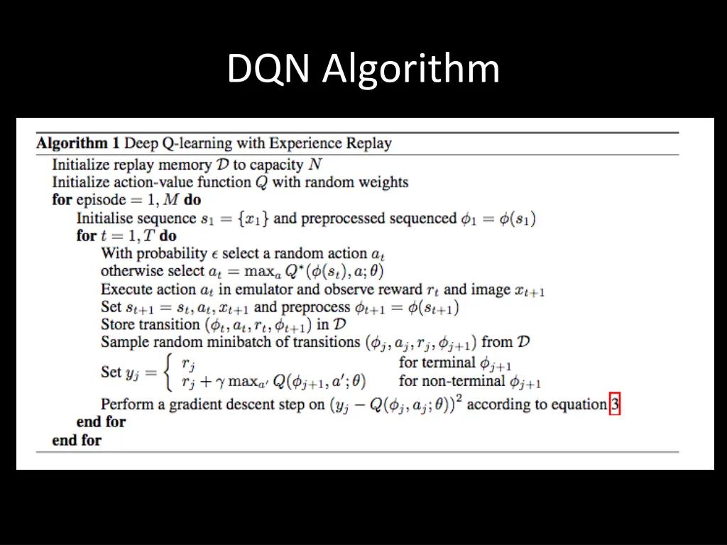 dqn algorithm