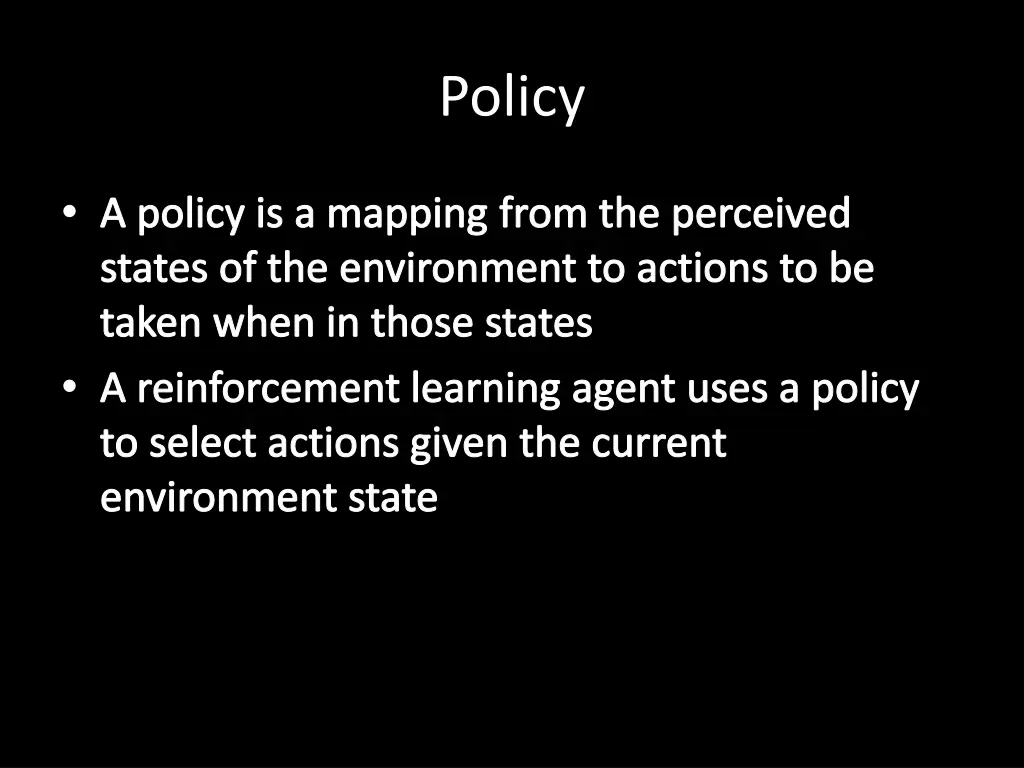 policy