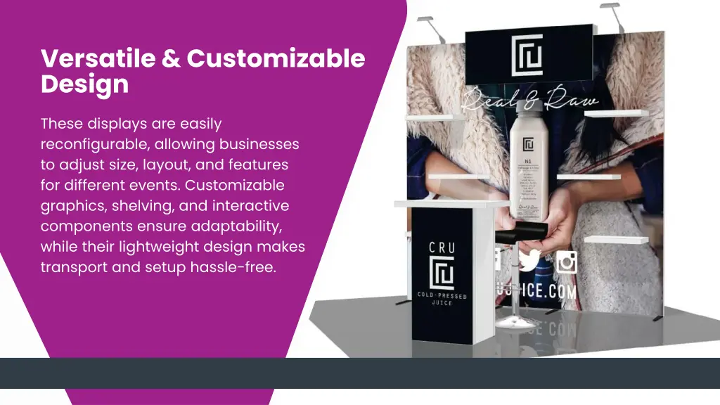 versatile customizable design