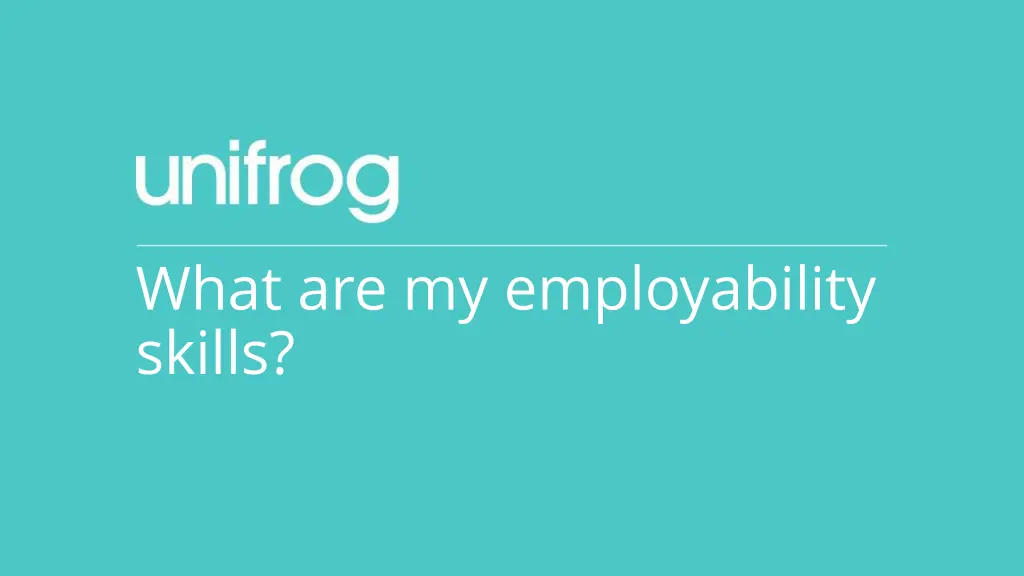 what are my employability skills