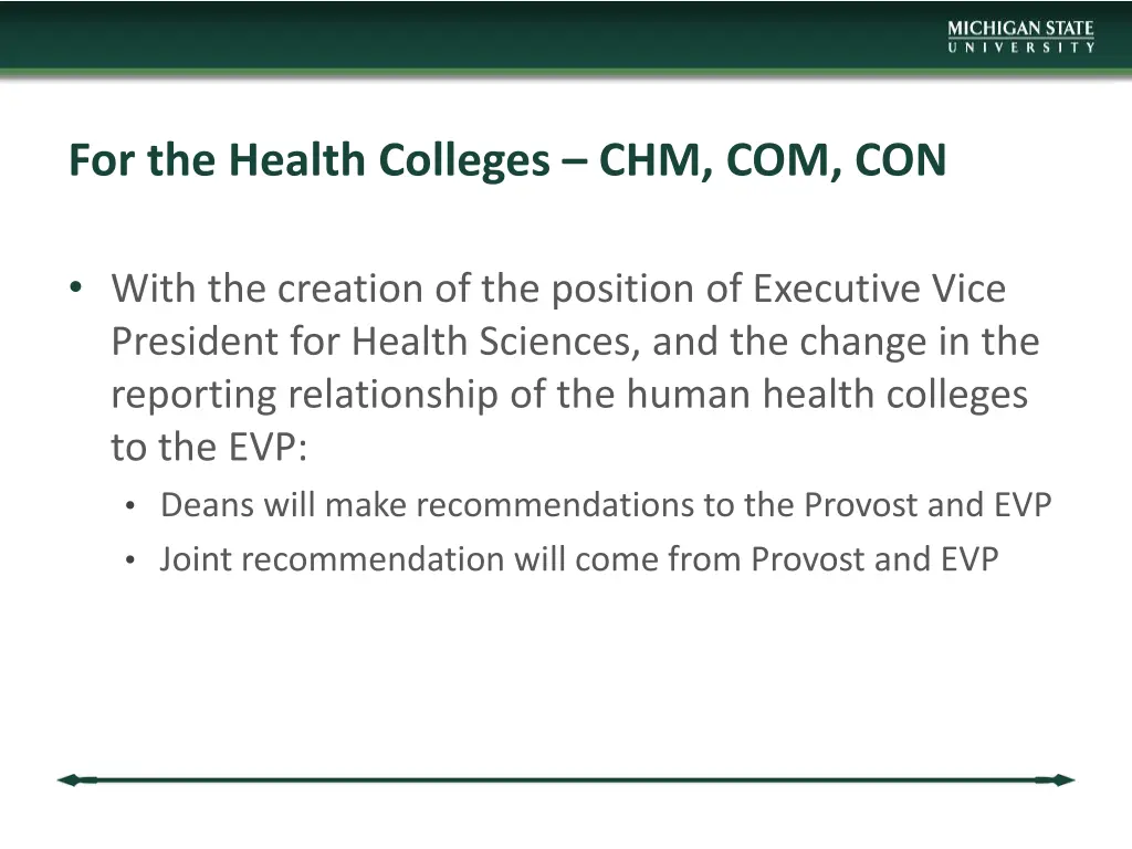 for the health colleges chm com con