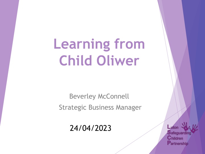 learning from child oliwer