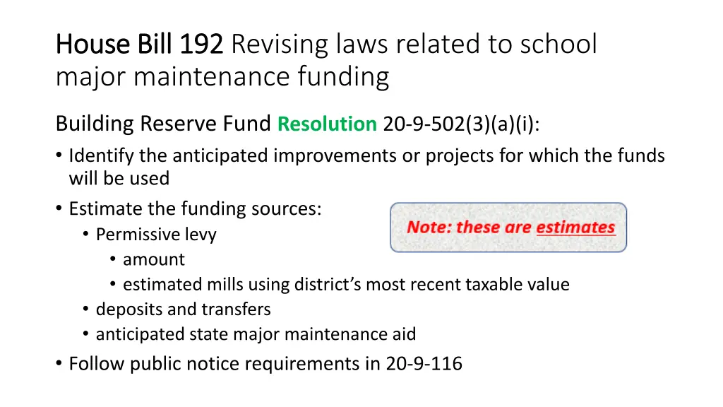 house bill 192 house bill 192 revising laws 2