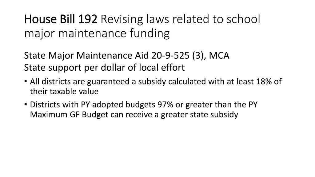 house bill 192 house bill 192 revising laws 7