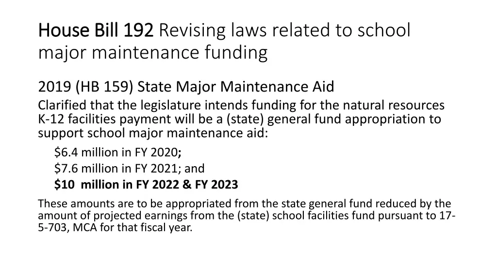 house bill 192 house bill 192 revising laws 8