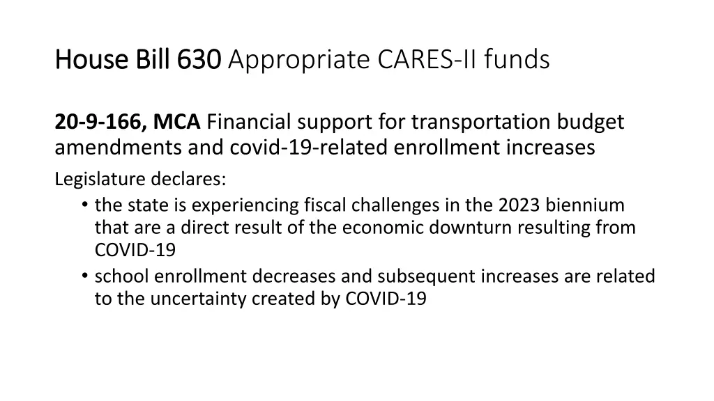house bill 630 house bill 630 appropriate cares 1