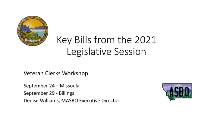 key bills from the 2021 legislative session