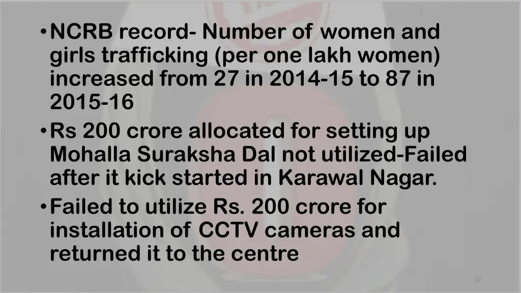 ncrb record number of women and girls trafficking