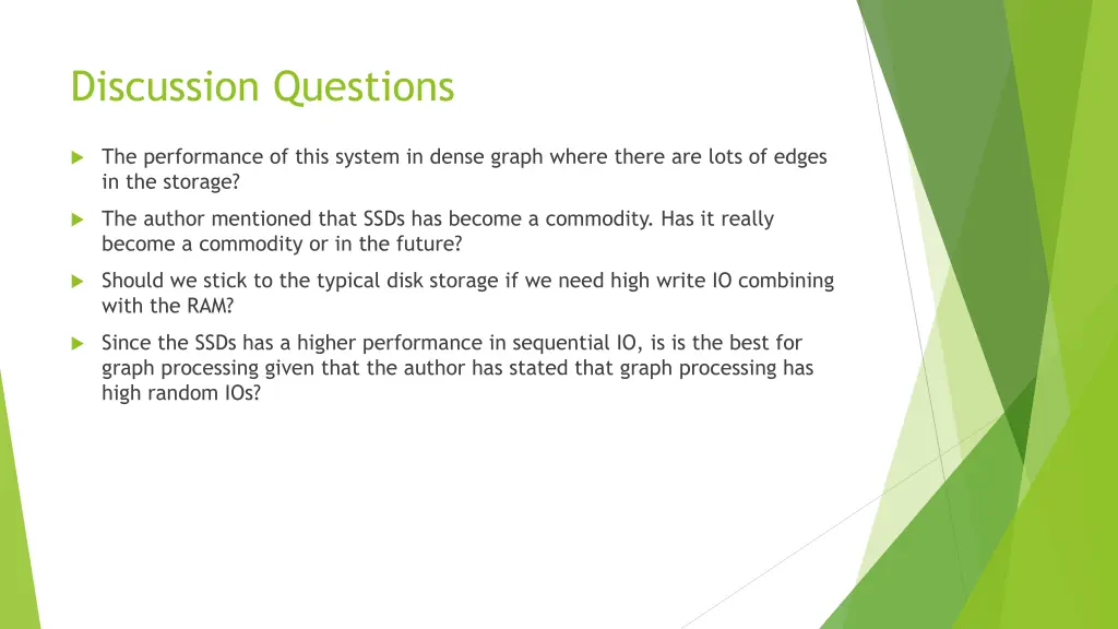discussion questions