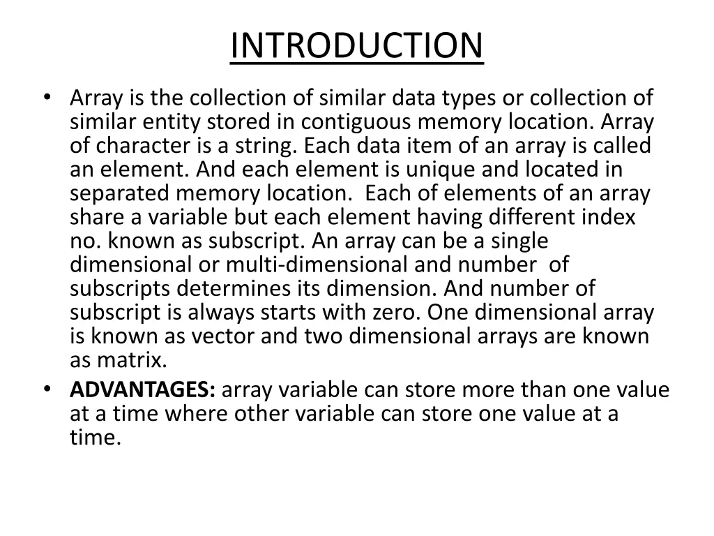 introduction