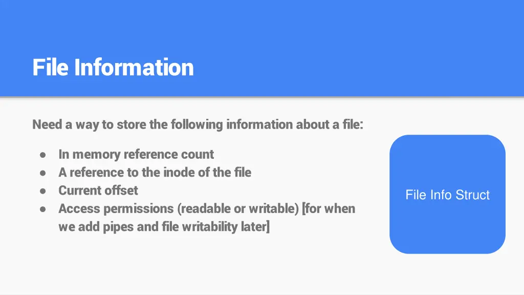 file information