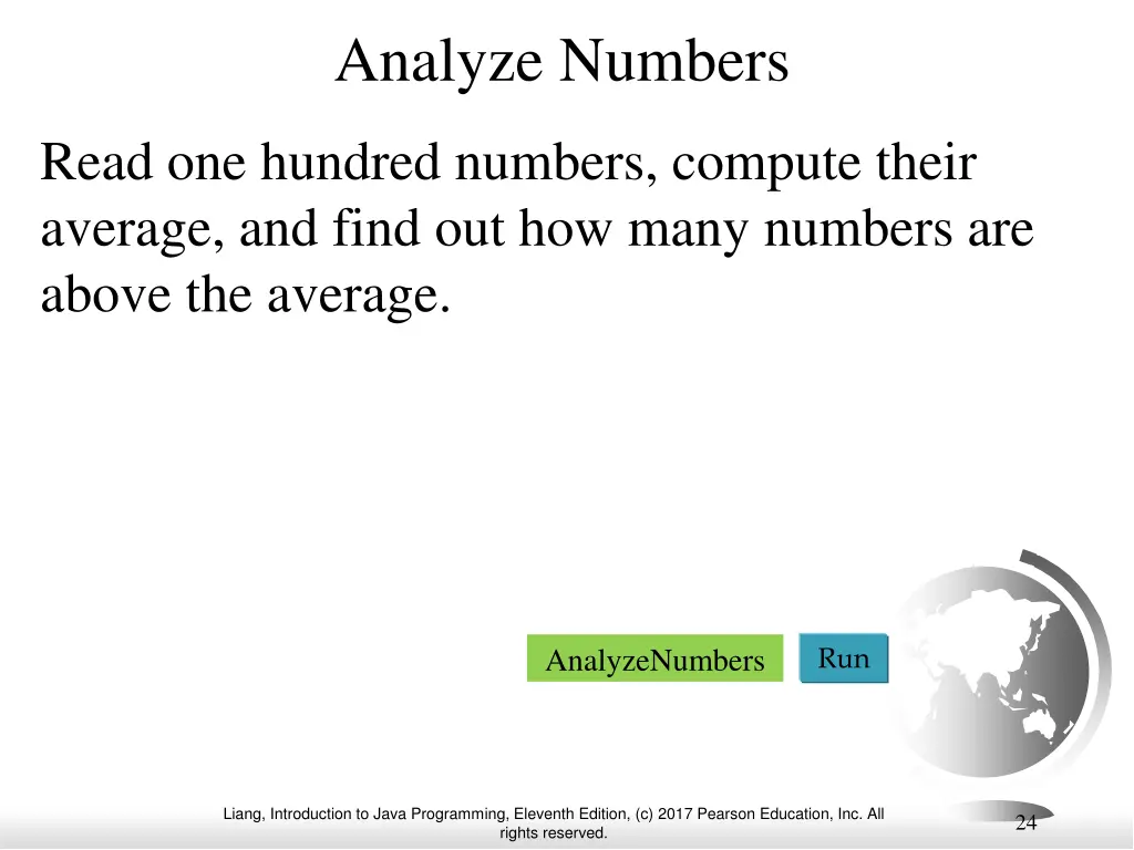 analyze numbers