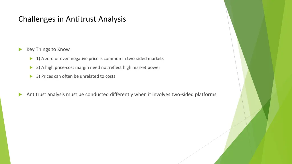 challenges in antitrust analysis