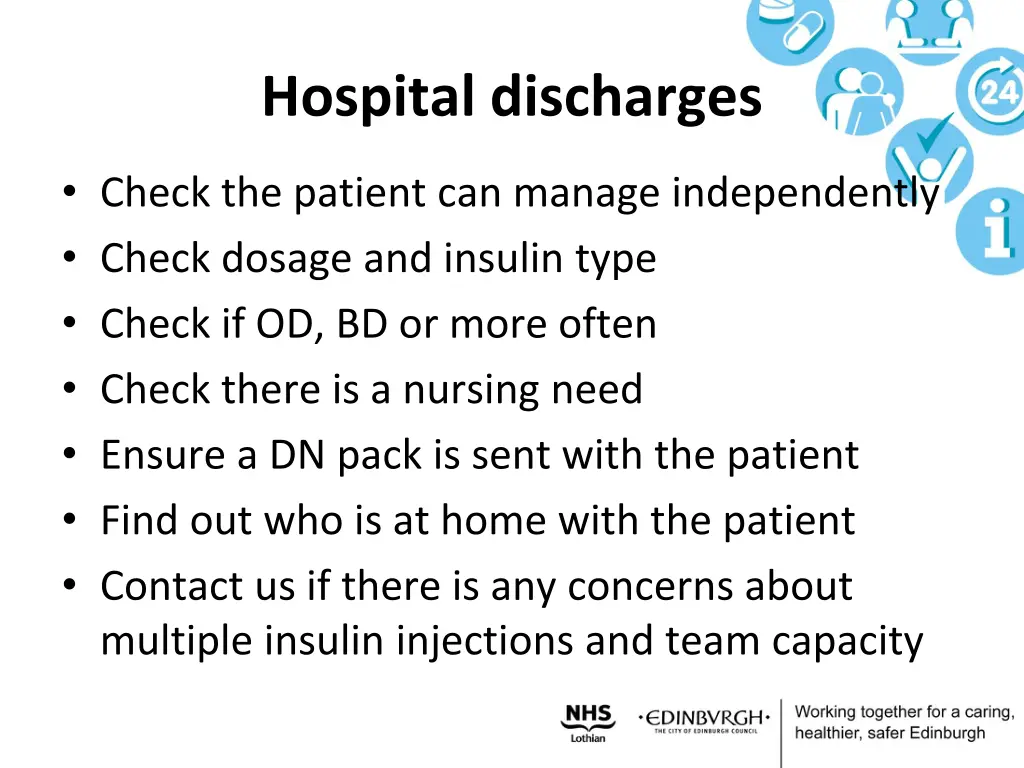 hospital discharges