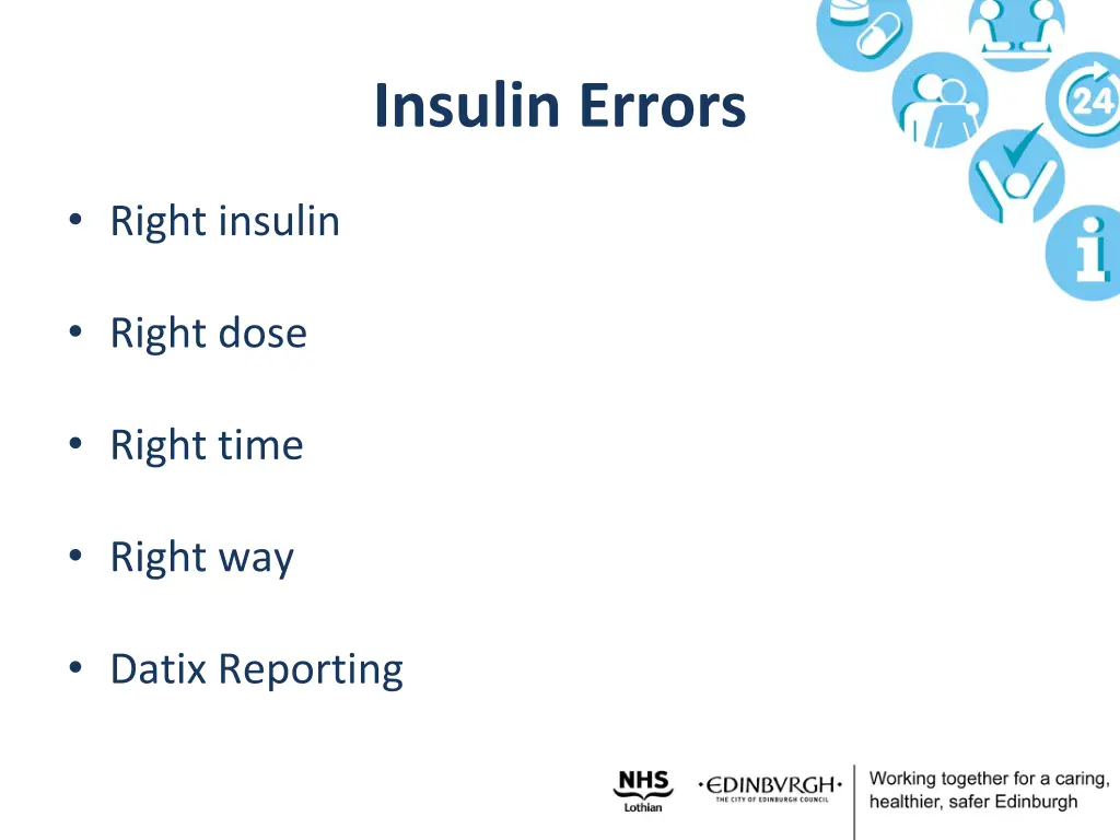 insulin errors