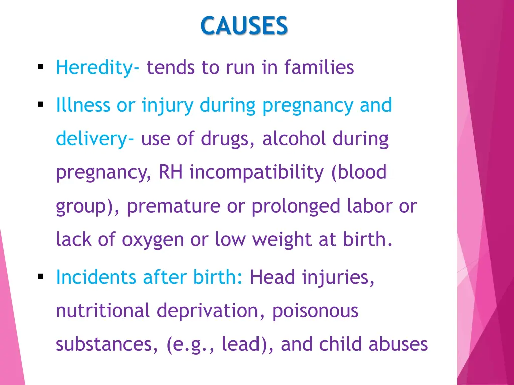 causes