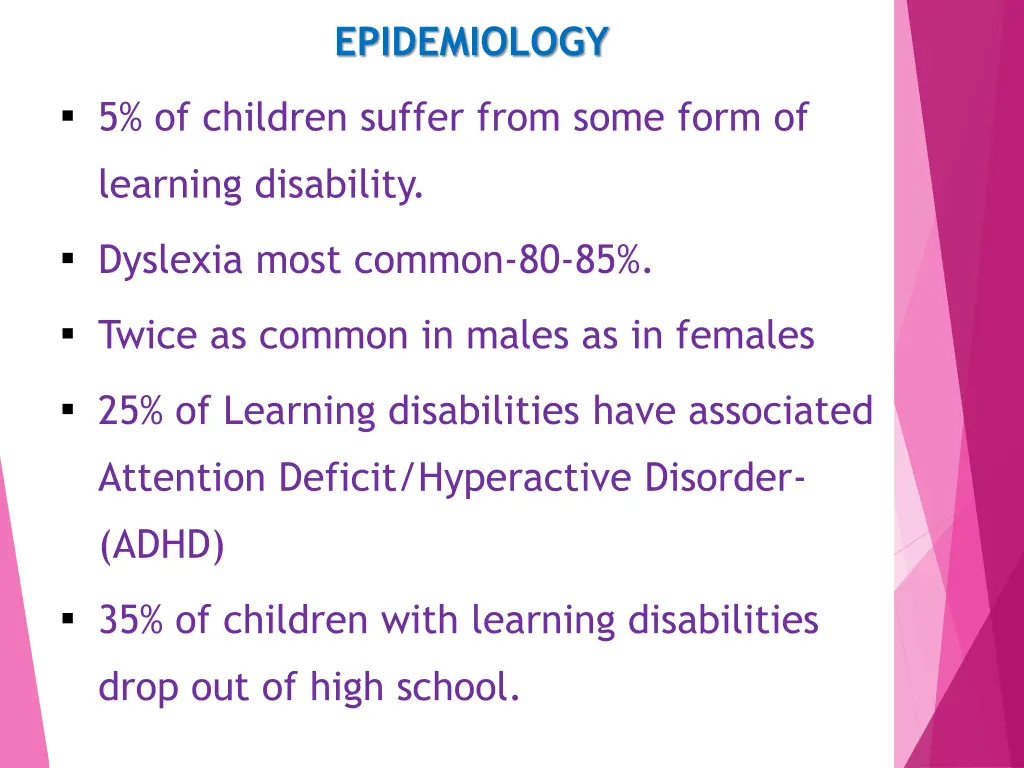 epidemiology