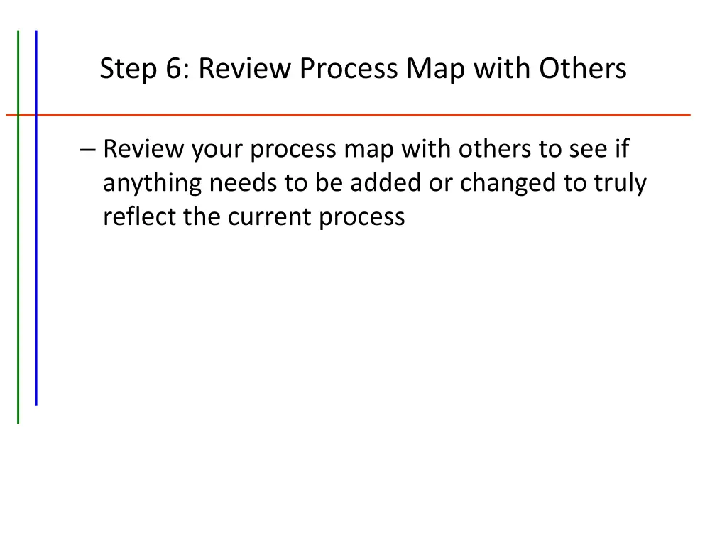 step 6 review process map with others