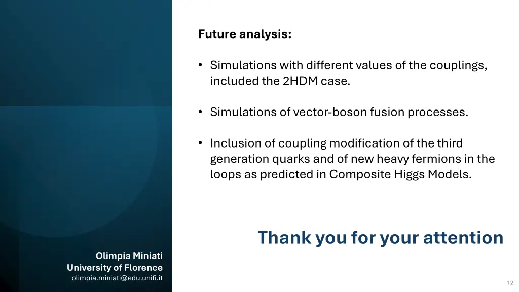 future analysis