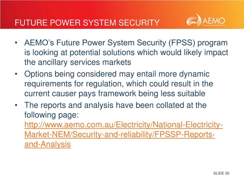 future power system security