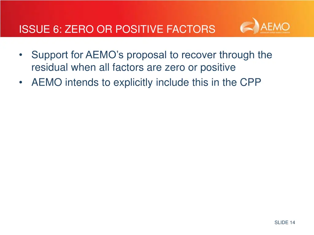 issue 6 zero or positive factors