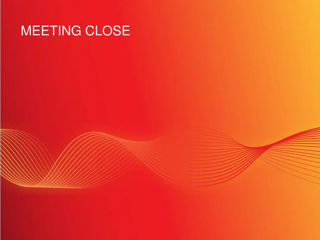 meeting close