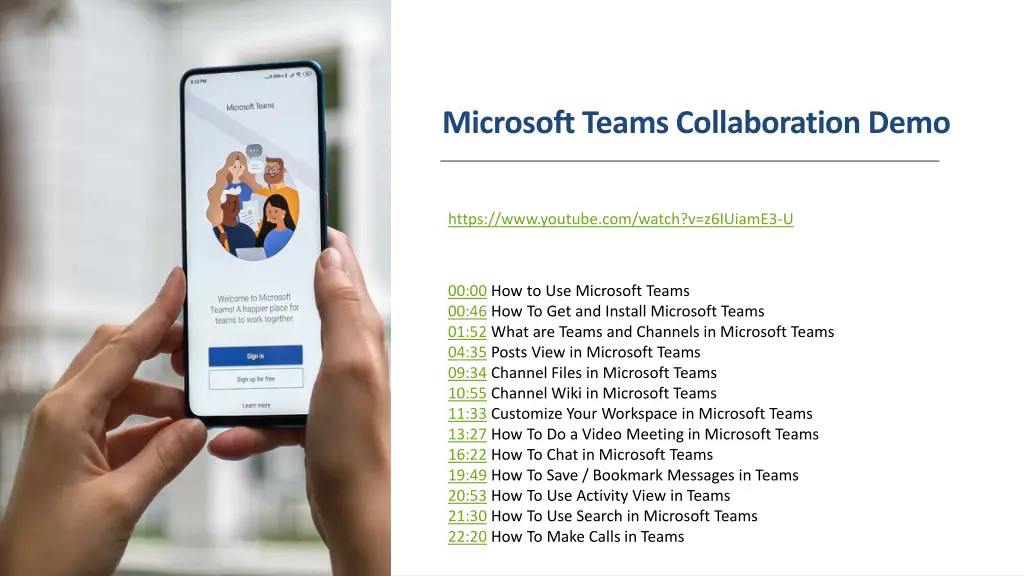 microsoft teams collaboration demo