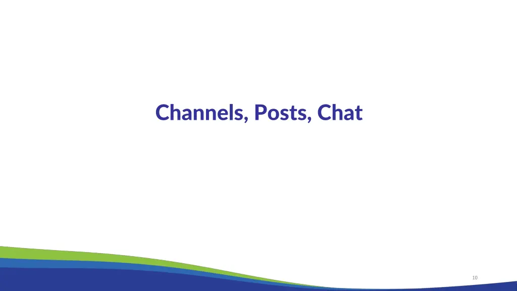 channels posts chat