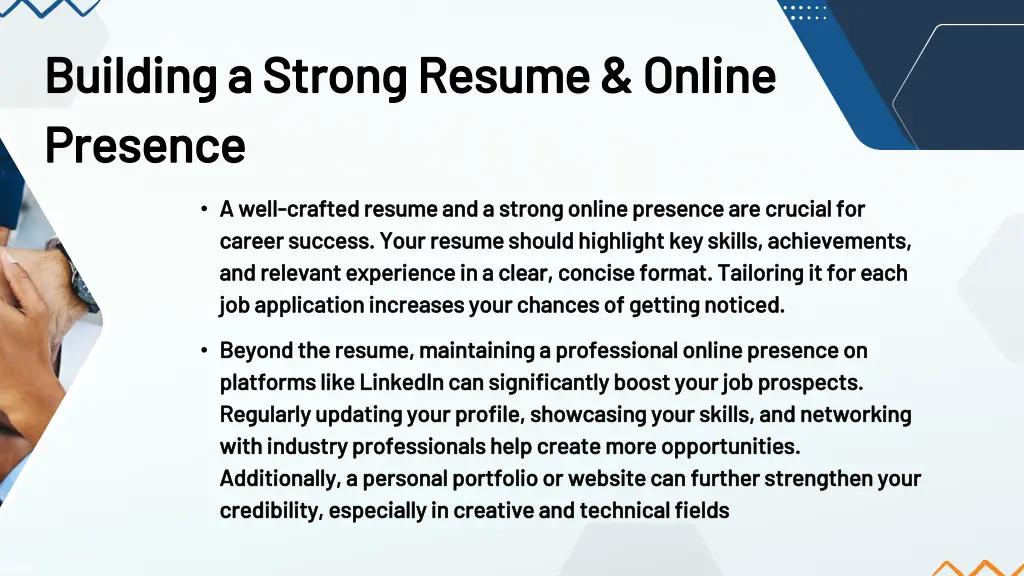 building a strong resume online building a strong