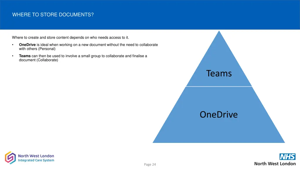 where to store documents
