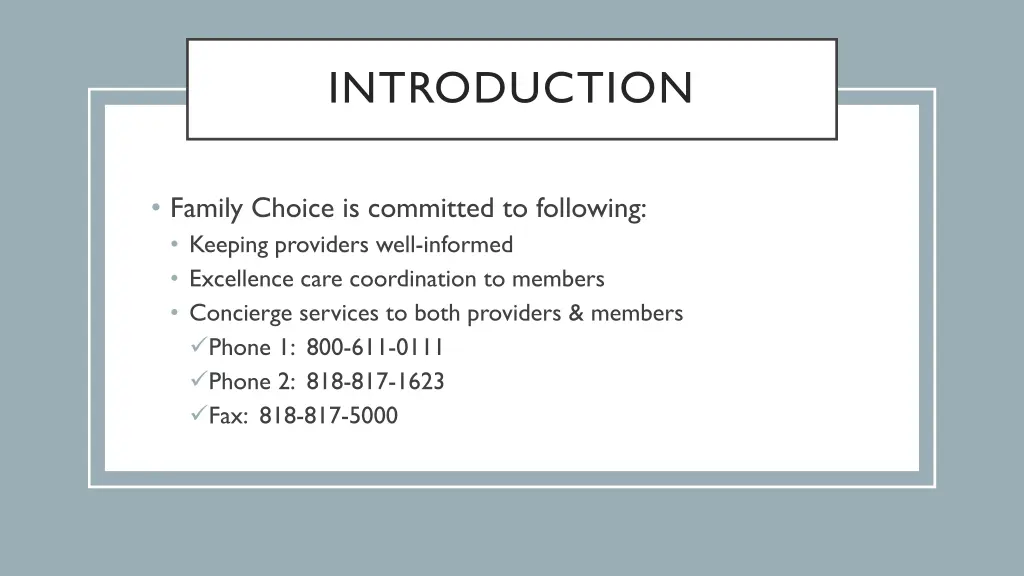 introduction