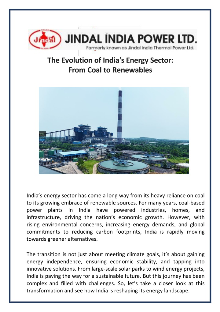 the evolution of india s energy sector from coal