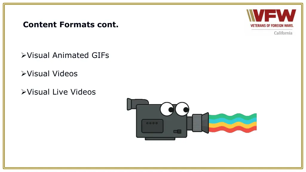 content formats cont