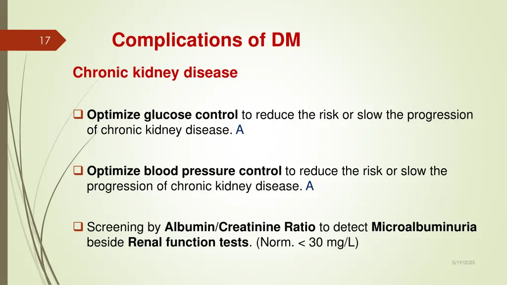 complications of dm 1
